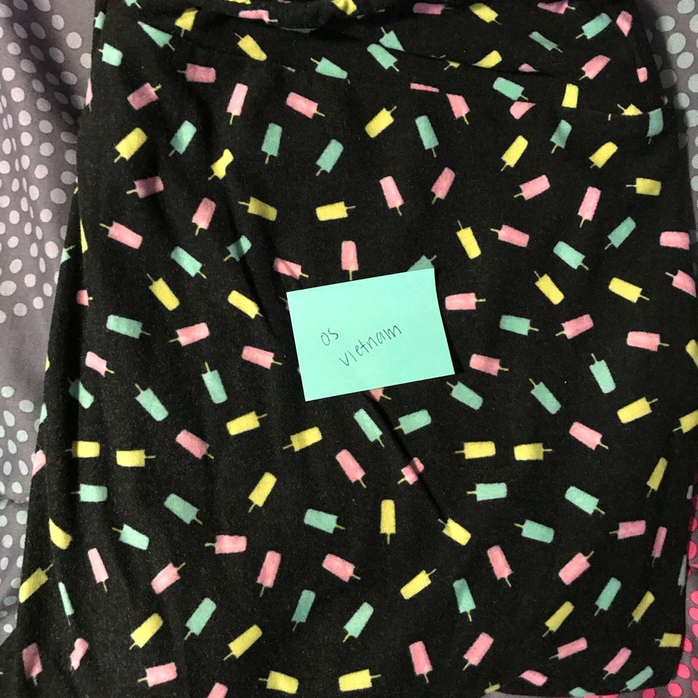 EUC LuLaRoe OS Popsicle Leggings